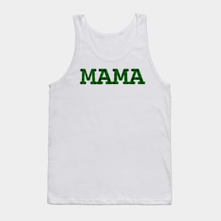 Mama Green Plaid Tank Top